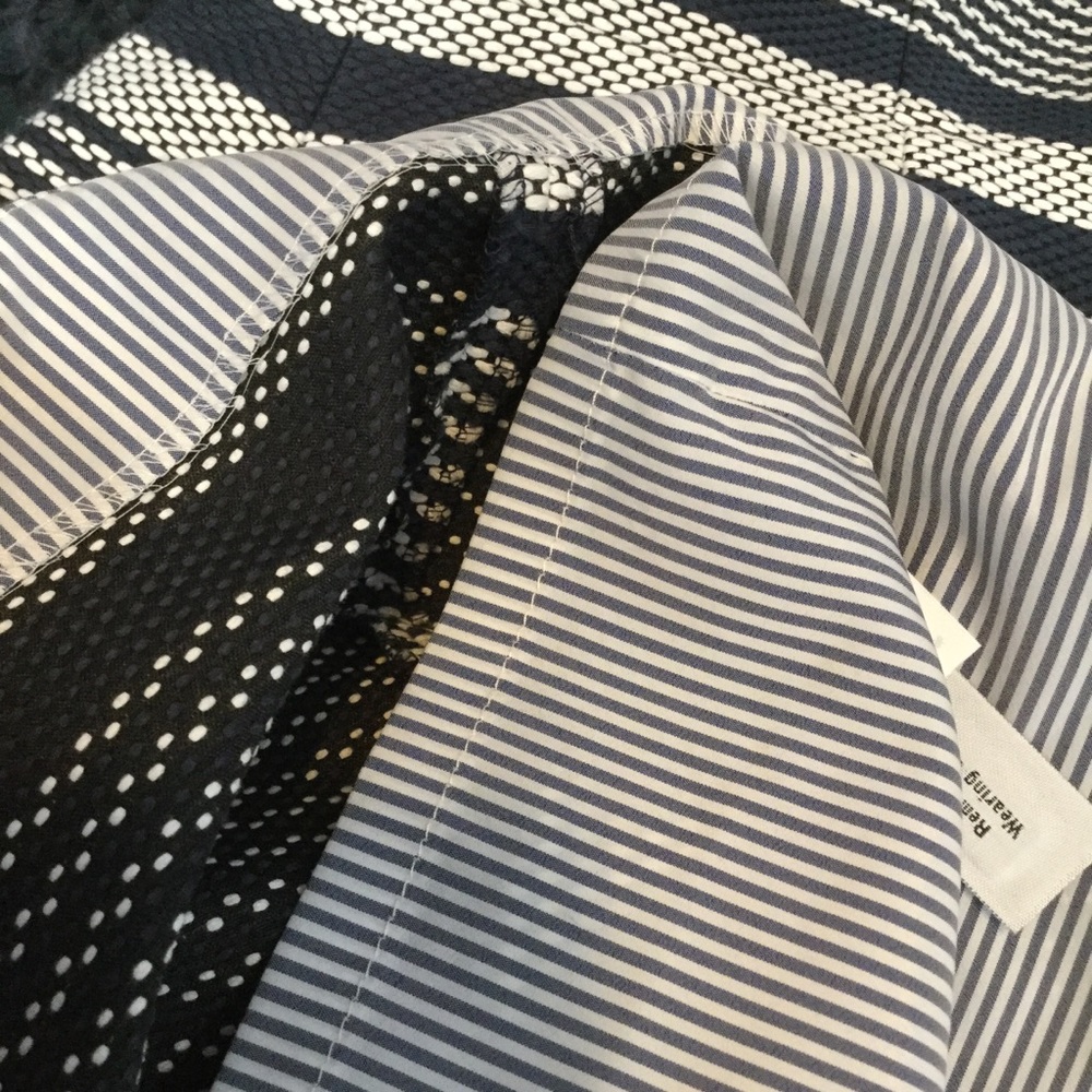 J. Crew Striped Sheath Dress - Navy & White - Picture 7 of 8